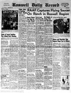 Feature Articles: Famous Roswell UFO Photographer Sets Record Straight