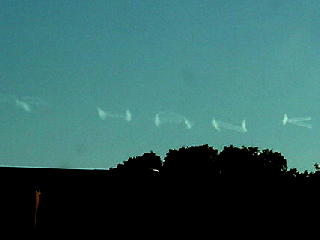 Paranormal Photos: Florida Sky Writing with Chem Trails